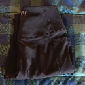 PINK Victoria's Secret Black Leggings High Waist Performance